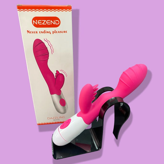 Vibrador vaginal y clitorial dazzling USB