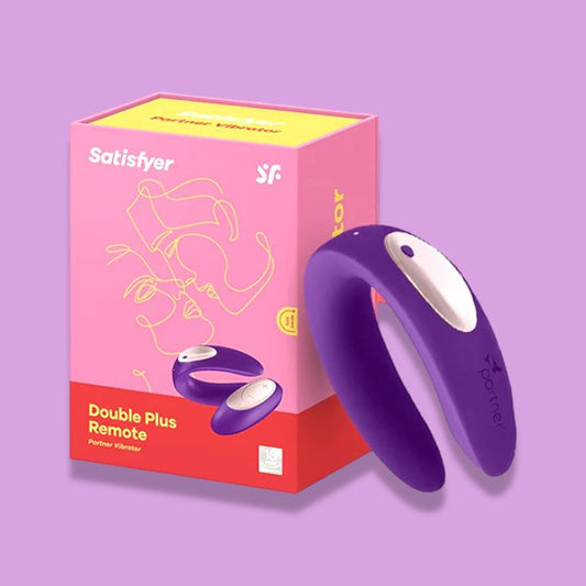 Vibrador vaginal y clitorial satisfyer Double plus remote