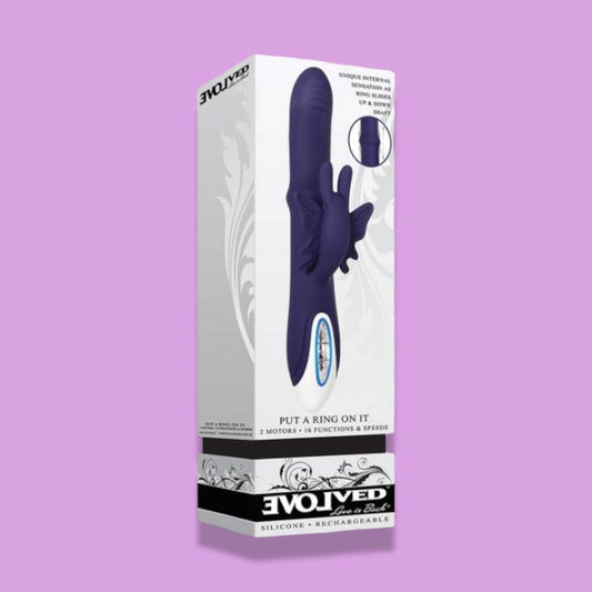 Vibrador vaginal y clitorial Evolved Put a ring on it